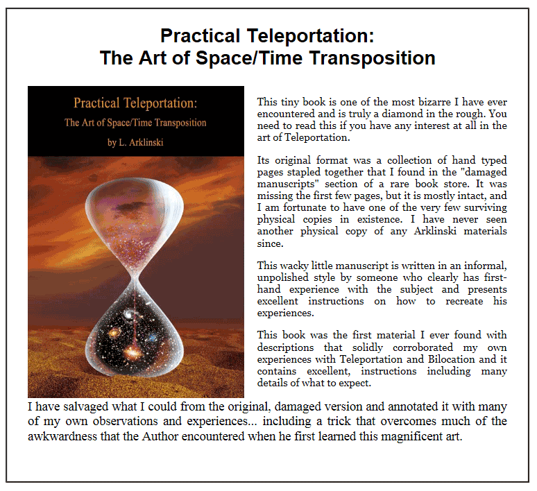 psychic teleportation